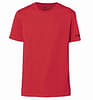Premium Organic Cotton Chinese Red  Solid T-Shirt In Half Sleeve