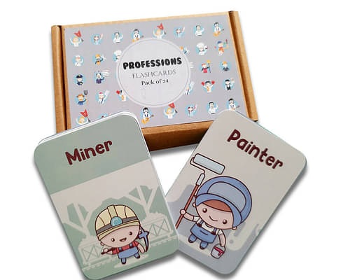 Profession Flashcards- Pack Of 24 image