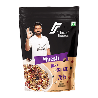 RS By True Elements Muesli Dark Chocolate 400gm image