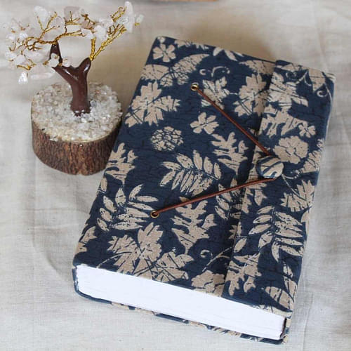 Recycled Paper Vintage Journal (Blue) - Jumbo image