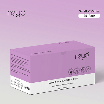 Reyo Ultra Thin Anion Pantyliner 155Mm-30Pads (Pack Of 2) image