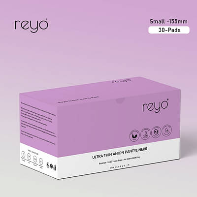 Reyo Ultra Thin Pantyliner-Small-30 Pads (Pack Of 1) image