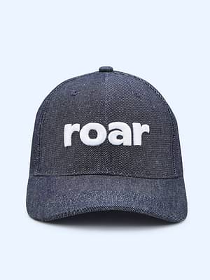 Roar For Good Denim Cap For Men And Women | Ideal For Outdoor Sports And Sun Protection | Comfortable, Stylish, Durable image