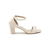 Roar For Good Jute Beige Block Heels For Women