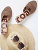 Roar For Good Jute Brown Kitten Heels For Women