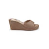 Roar For Good Jute Brown Wedge Heels For Women