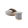 Roar For Good Jute Grey Kitten Heels For Women