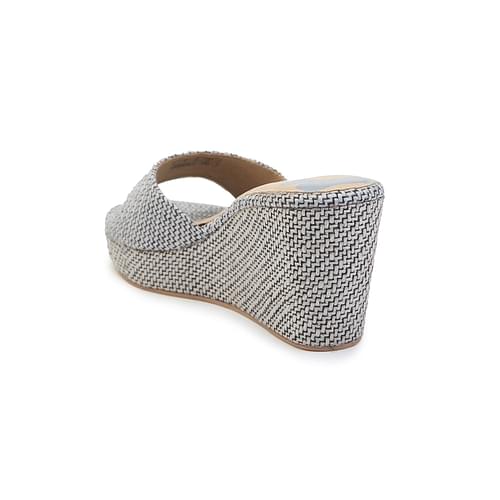 Roar For Good Jute Grey Wedge Heels For Women image