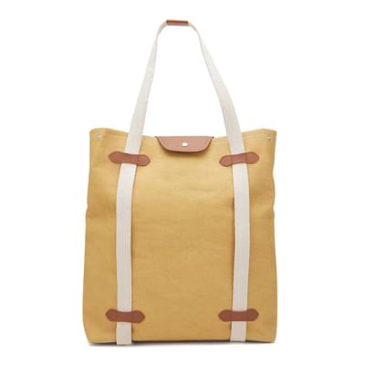 Roar For Good Mustard 3-In-1 Canvas Bag For Men And Women | Tote Bag, Shoulder Bag & Backpack image