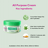 Rosa All Purpose Cream 500 Ml With Aloe Vera, Cucumber And Vitamin E For Healthy And Glowing Skin | For Men And Women