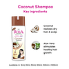 Rosa Coconut Shampoo 1000Ml With Coconut And Aloe Vera For Dry Hair| For Men And Women