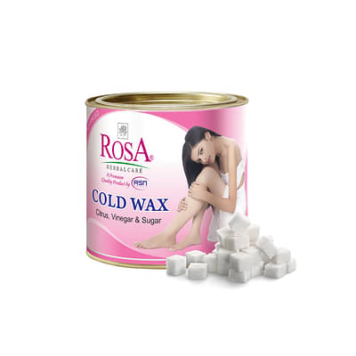 Rosa Cold Wax With Aqua And Glycerin I Clean The Skin With Water To Remove Wax Stains I For Soft And Smooth Skin I Unisex, Pack Of 3-600 G image