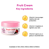 Rosa Fruit Cream 500 Ml With Fruit Extracts And Vitamin E | For All Skin Types | For Men And Women