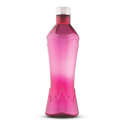 Rosa Glacier Pink Water Bottle I 100 % Food Grade Plastic I Leak- Break Proof I Premium Edition I Unisex, Pack Of 3-1 Ltr image