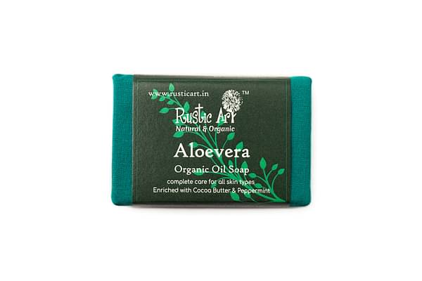 Rustic Art Aloevera Soap (100gm) image