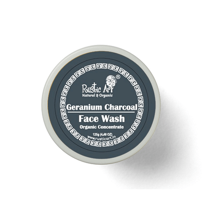 Rustic Art Gmeranium Charcoal Face Wash Concentrate (125gm) image