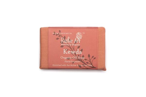 Rustic Art Kewda Soap  (100gm) image