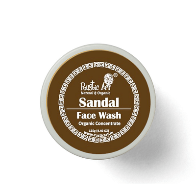 Rustic Art Sandal Face Wash Concentrate (125gm) image