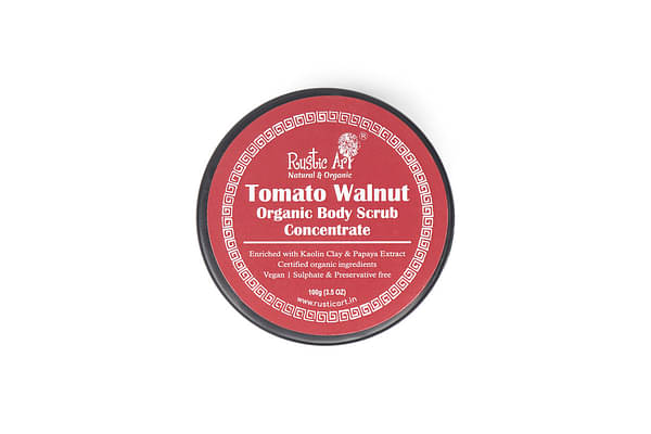 Rustic Art Tomato Walnut Body Scrub Concentrate (100gm) image