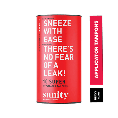 Sanity Super Applicator Tampons - Pack Of 10 image