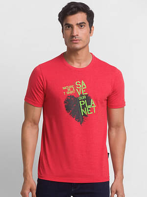 Save Our Planet T-shirt ( Recycled Plastic + Cotton Blend) image