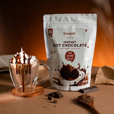 Scoopski Instant Hot Chocolate Powder (250Gm) image