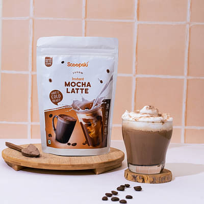 Scoopski Instant Mocha Latte Powder (250Gm) image