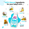 Shishu Natural Premium Baby Skincare Gift Hamper | Baby Bodywash, Shampoo, Lotion, Massage Oil, Soap And Talc Free Powder (Pack of 6, 1000Gm)