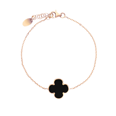 Silversutra Rose Gold Van Cleef Bracelet | 925 Sterling Silver | Plated with 18K Rose Gold image