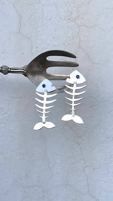 Skeletal Fish Earpieces image