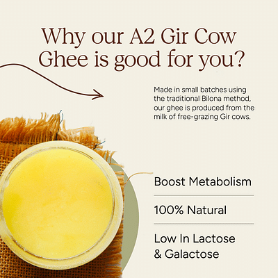 Soil Origin gir Cow A2 ghee (Bilona Method) image