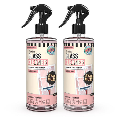 Sovi Scented & Vinegar Powered Glass Cleaner - Stardust (Pack Of 2) image