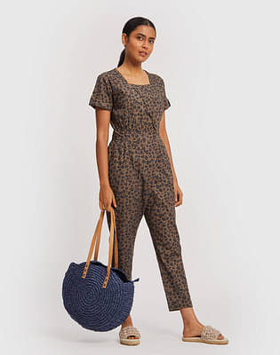 Spotted Overlap Jumpsuit image