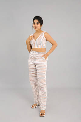 Striped Textured Pants image