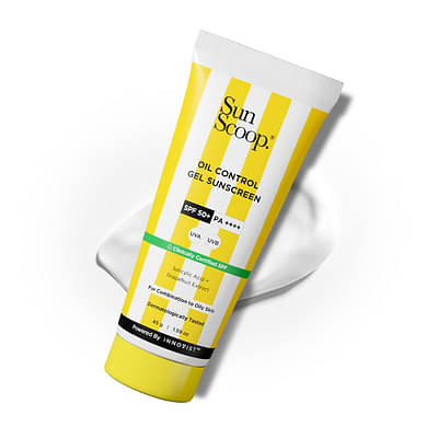 SunScoop Oil Control Gel Sunscreen SPF 50+ PA++++ | For Oily Skin, No White Cast, UV, No Tanning | 45 Gm image
