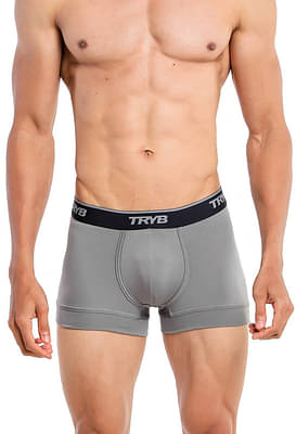 TRYB Pro Mens Sport Performance Stretch Quick Dry Moisture Wicking Athletic Active Kooltex Short Boxer Trunk image