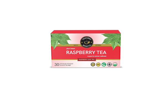 Teacurry Raspberry Leaf Tea (1 Month Pack | 30 Tea Bags) image