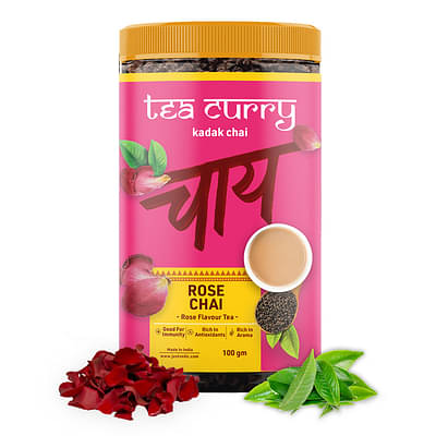 Teacurry Rose Chai (100 Grams) image