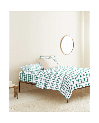 The Baby Atelier 100% Organic Single Duvet Cover Green - Green image