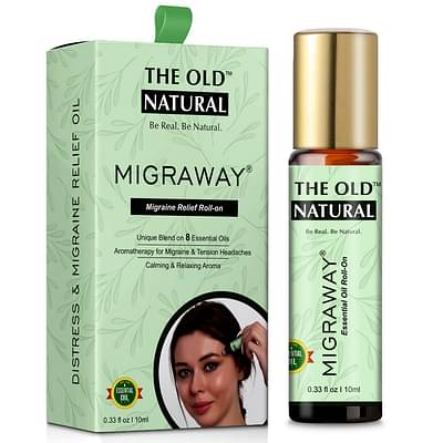 The Old Natural Migraway  Roll On For Instant Relief From Migraine, Headche & Stress 10ml image