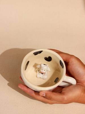 The Orby House Cow Miniature Mug image