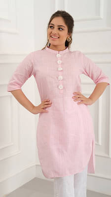 The Scarlett Pink Kurta image