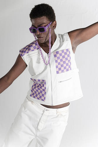 The Unisex Purple Gaze Vest image