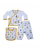 Tiny Lane | Adorable & Comfy Fluffy Baby Clothing Set | Jungle Tribe Jhabla, Legging, Bib