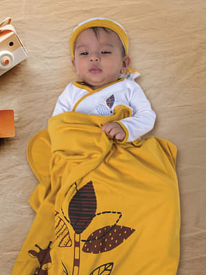 Tiny Lane | Newborn Baby Blanket | Jungle Tribe image