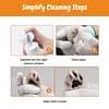 Trespaws Tick & Flea, Anti Frizz, 5In1 Dog Shampoo + Paw Cleaner Combo Pack Of 4