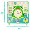 Trinkets & More Calendar Clock Toy For Kids Learning (Frog Stand)