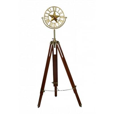 Tripod Nautical Star Clock image