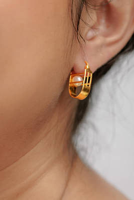 Trisu Balance Earrings - 18K Gold Vermeil Sterling Silver image