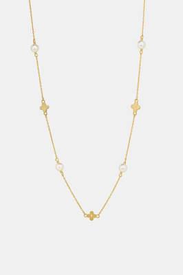 Trisu Balance Neckpiece - 18In / 18K Gold Vermeil Sterling Silver image